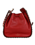 Rockstud Bucket Bag, &pound;420, Handbags, Red, Leather, Back view